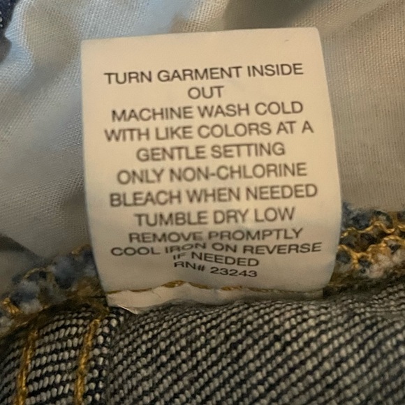 EUC NY Co. Soho Stretch High Waist Crop Distressed Boyfriend Jeans, Sz 14 denim - Picture 8 of 8